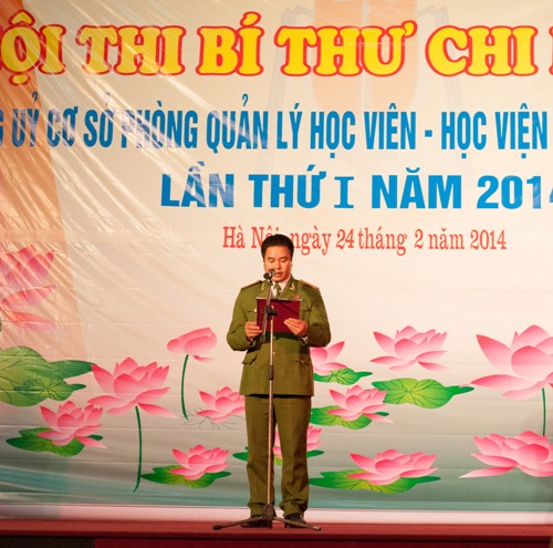 Khai mạc Hội thi Bí thư Chi bộ giỏi khối học viên lần thứ nhất năm 2014